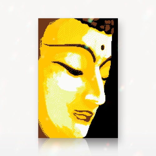 보석십자수 3D 부처님의 미소 (40x60cm)